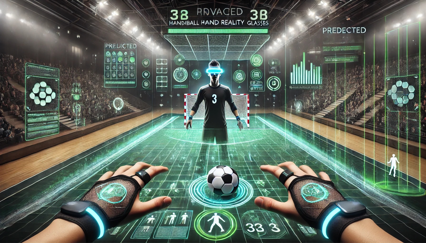 Baggrundsbillede - hold der spiller håndbold